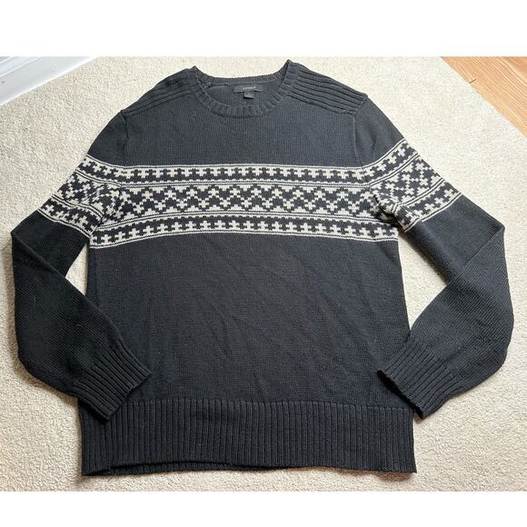 Express: Vintage Fair Isle Classic Sweater - Picture 3 of 8